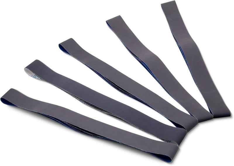 SHUTTLE GENIUS 2 x 42 Silicon Carbide Sanding Belts, 15 Pack 2 x 42 Knife Sharpening Sanding Belt, 5 Pcs Each of 600, 800, 1000 Grits Sander Belt for Metal Wood(15 Pack） - Image 1